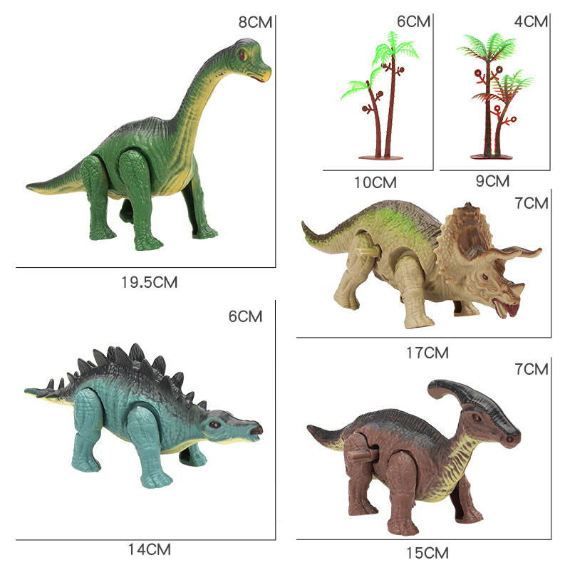 Kinetic Kids Education - Conjunto de Brinquedos Dinossauro de Corda