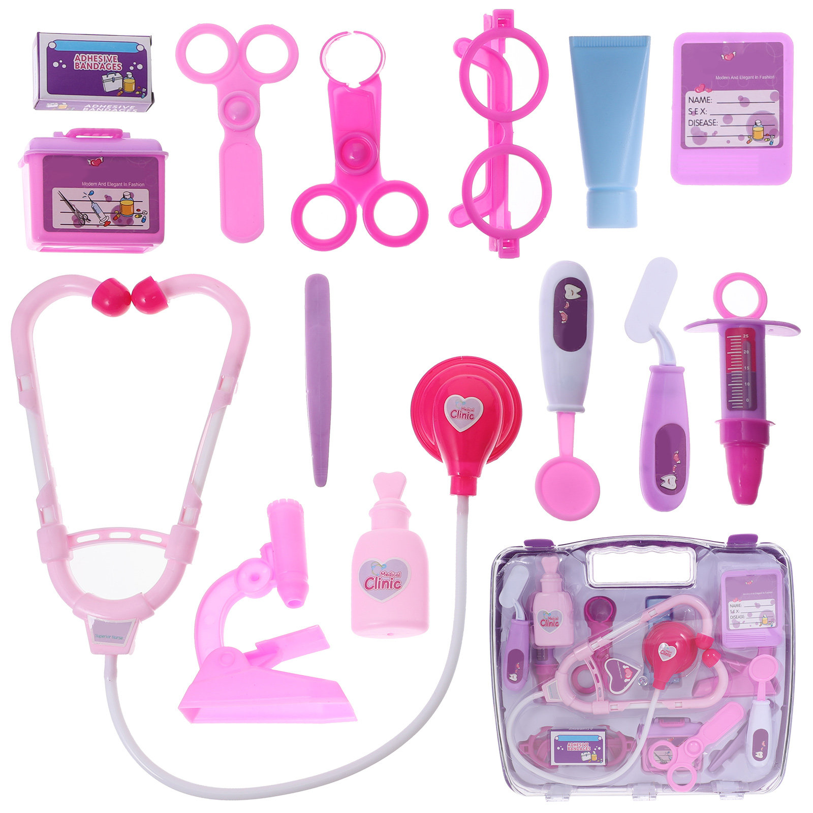 Kids Education Help - Conjunto de 14 Peças de Kit