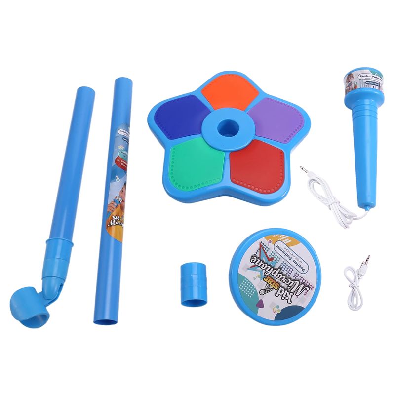 Kids Educational Computer - 【Em Promoção】Microfone Infantil com Suporte Iluminado,