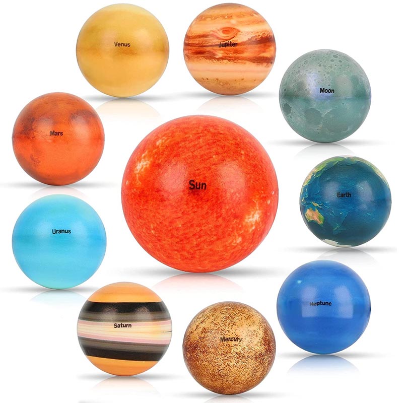Kids Education System - Sistema solar planetas bola de estresse