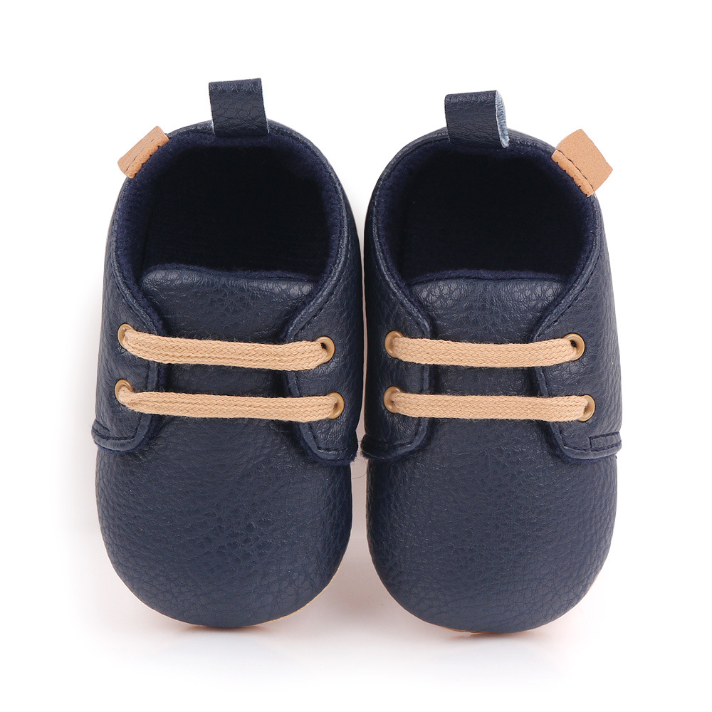 Kids Education Steps - Sapatos casuais de couro para bebês,