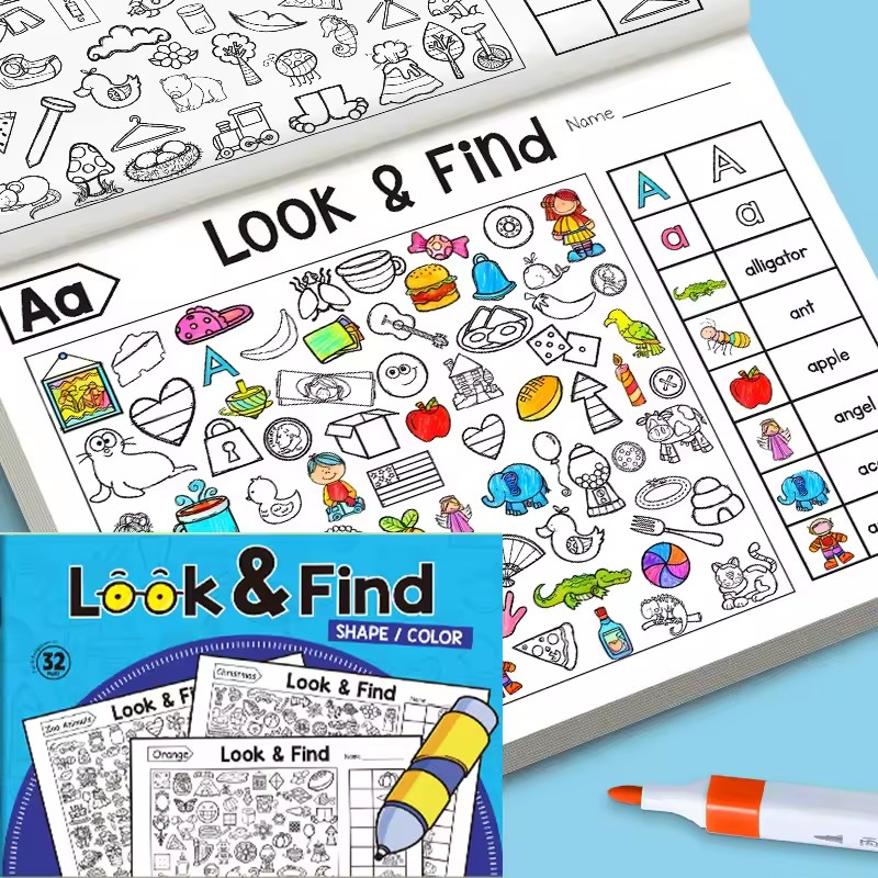 Kid Education - Veja e encontrar livro para colorir