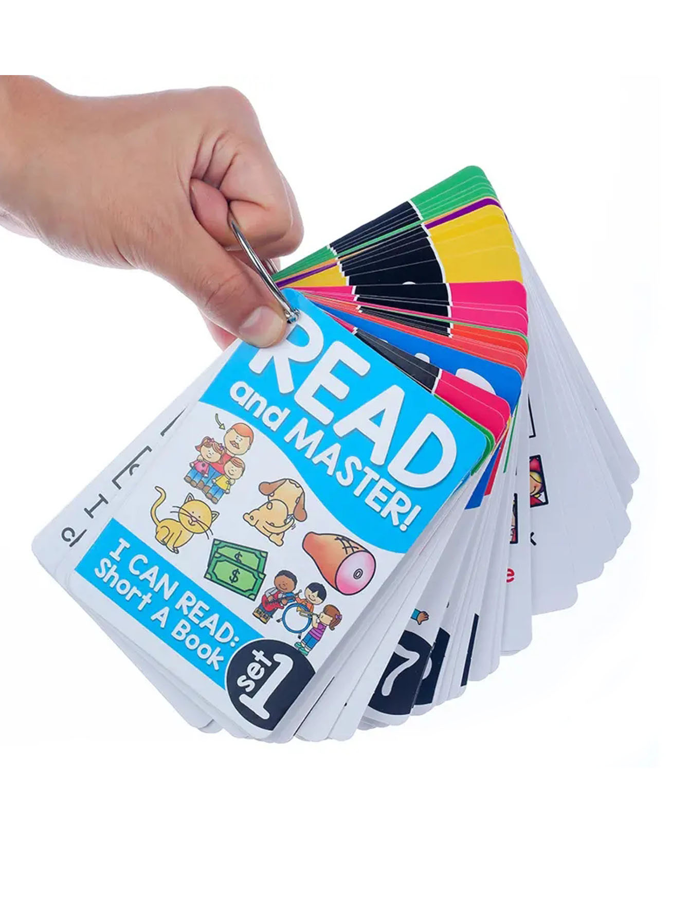 Phonics Card Game - Cartões de Aprendizagem de Inglês, Montessori