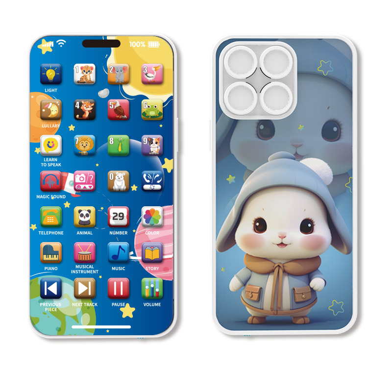 Kids Education Mobile - Brinquedo musical de telefone para bebês,