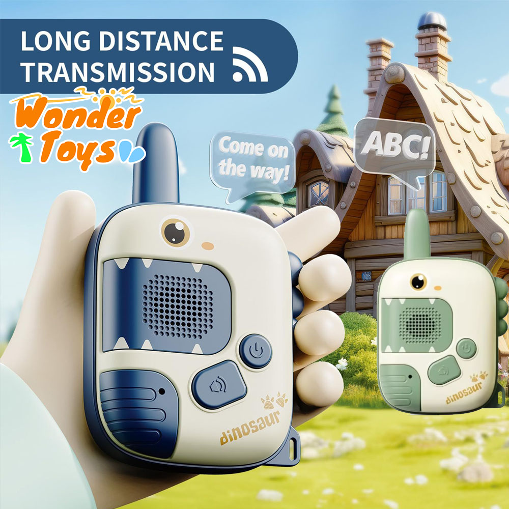 Kids Education Mobile - 2 peças dinossauro walkie talkie crianças