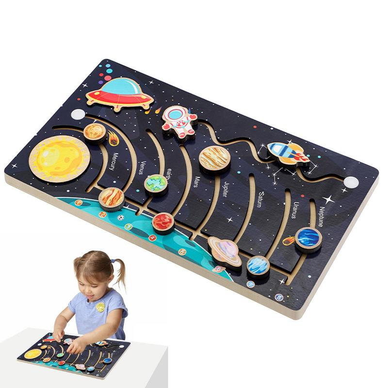 Kids Education System - Placa de modelo do sistema solar