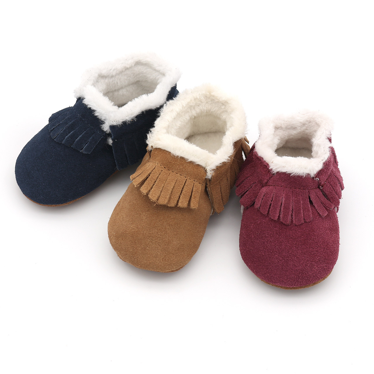 Kids Education Steps - Bebê inverno couro casual berço sapatos