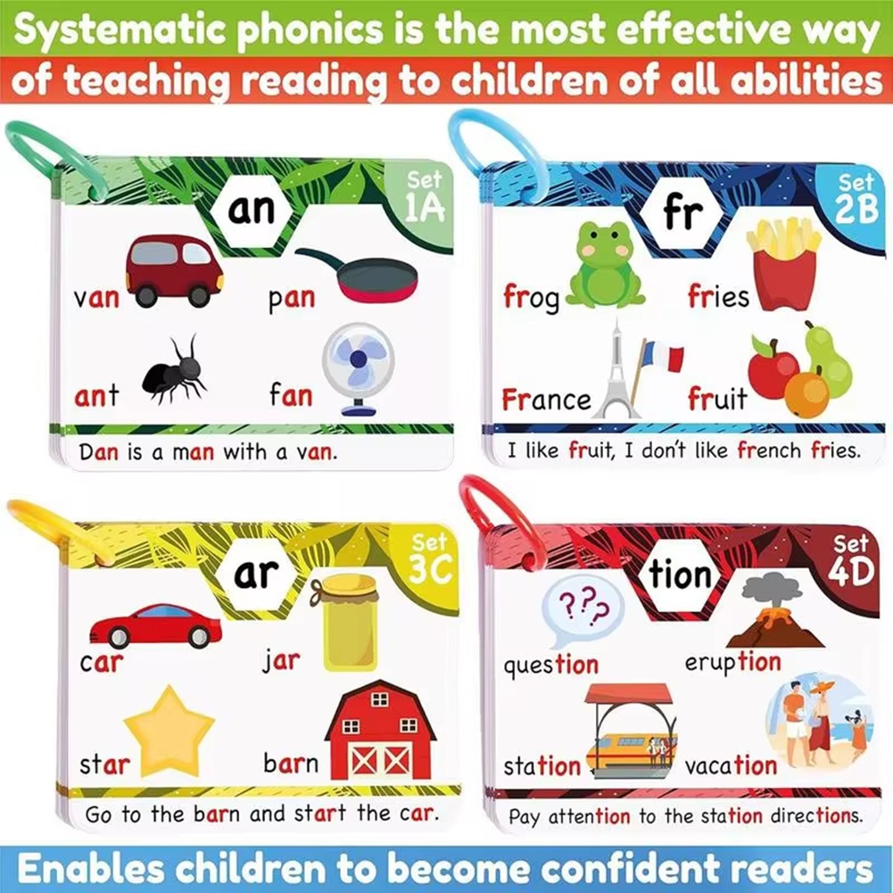 ROSQ Phonics Sight Words Flash - Phonics Card Game avaliação e preço