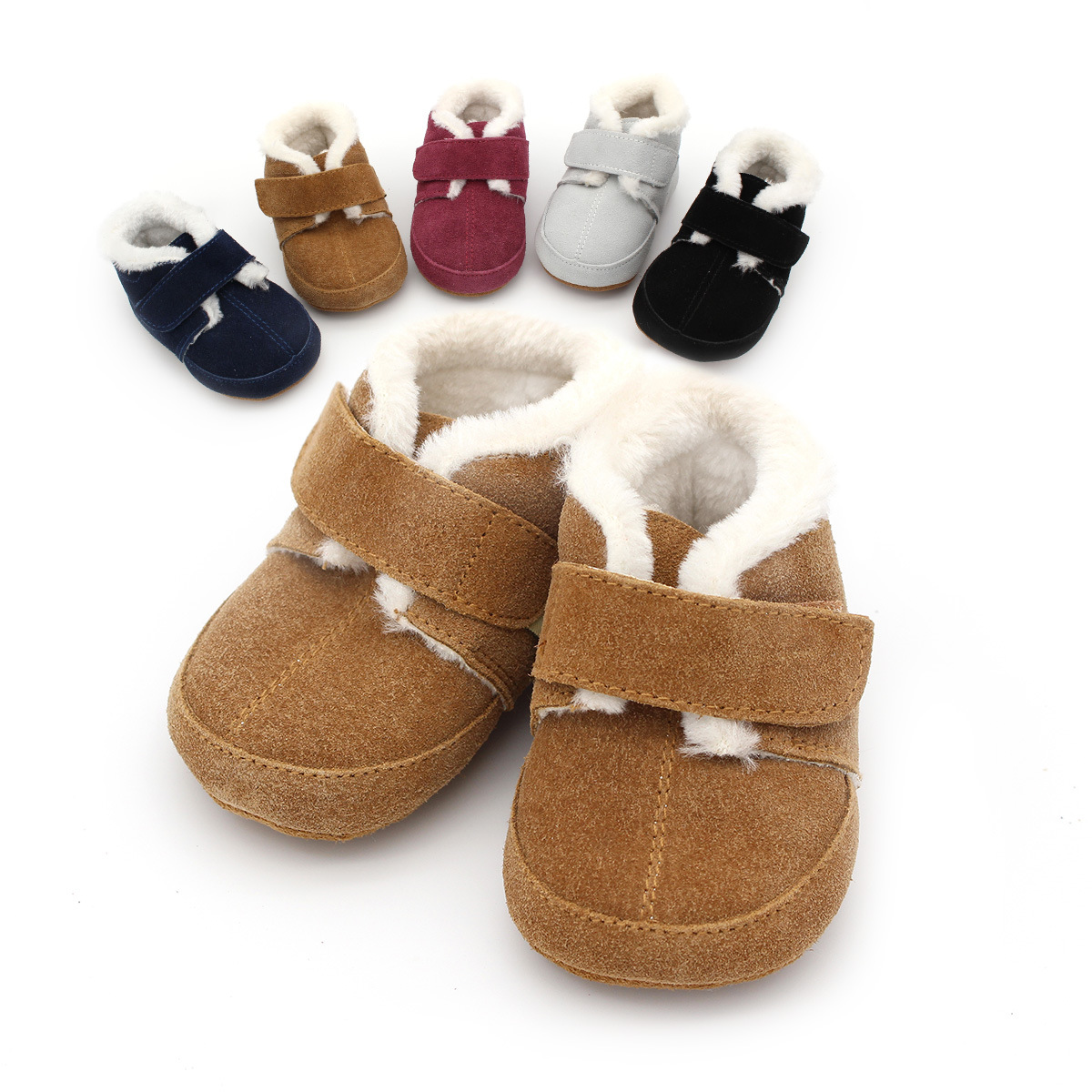 Bebê botas peludas crianças co - Kids Education Steps avaliação e preço