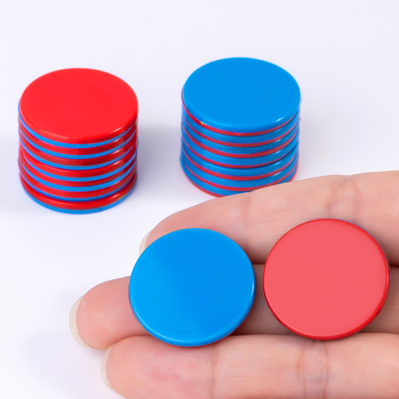 Montessori 25mm vermelho azul  - Kids Education Help avaliação e preço