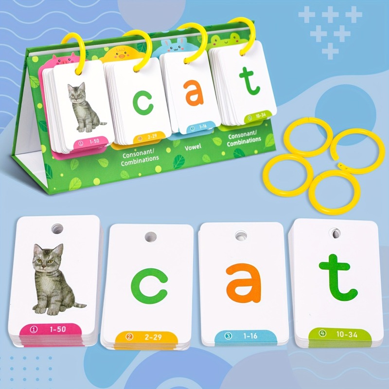 Aotblcer 129 peças jogo de con - Phonics Card Game avaliação e preço