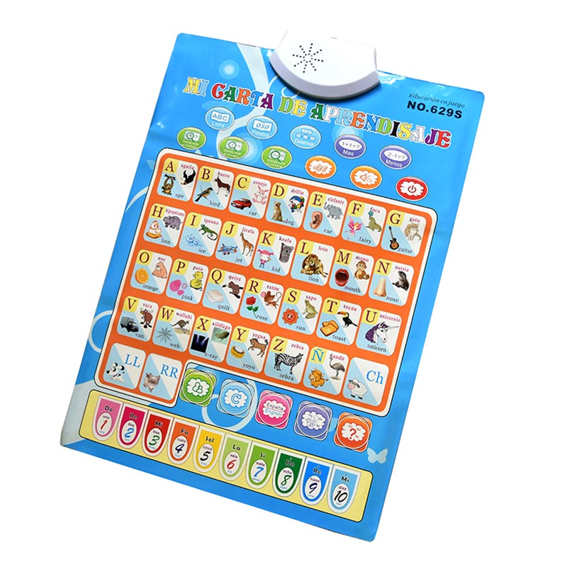 Gráfico fônico de idioma espan - Kids Educational Computer avaliação e preço