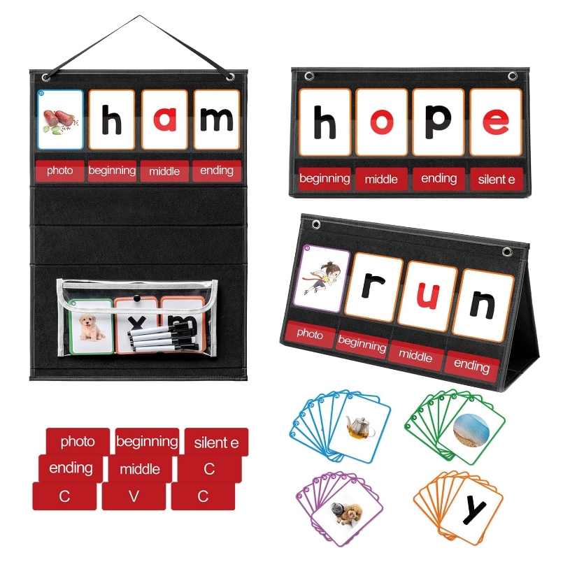 Gráfico de bolso para construç - Phonics Card Game avaliação e preço