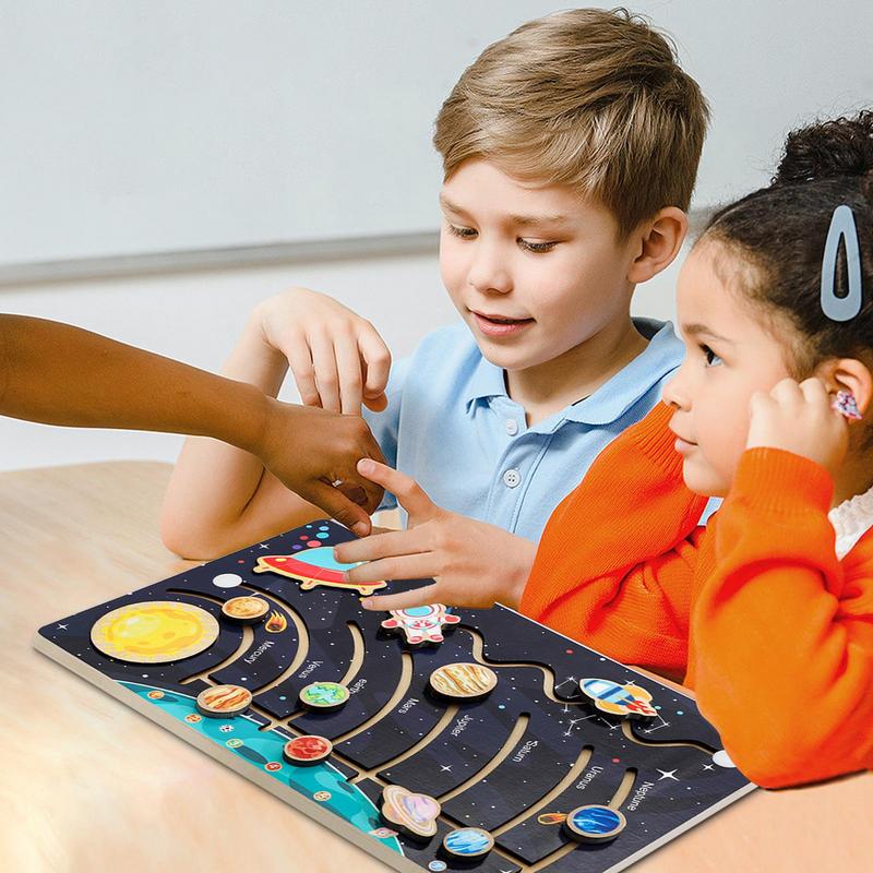 Placa de modelo do sistema sol - Kids Education System avaliação e preço